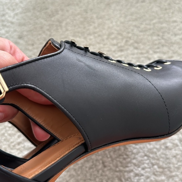 GIVENCHY Black Lace Up Heels - Picture 11 of 16